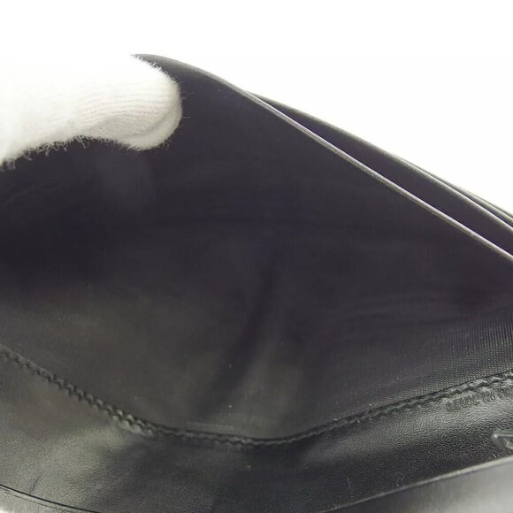 CELINE Long Wallet Macadam PVC ?~ Leather Authentic USED - Picture 7 of 9